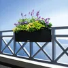 LECHUZA Bac à plantes BALCONERA Cottage 80 noir graphite | Voir les images du produit 16