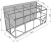 Skleník ke stěně 1,5x4m - 4mm Náhled obrázku produktu 3