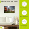 ARTland Leinwandbild Mohnblumenwiese I Größe: 90x60 cm Produktbild-Vorschau 2