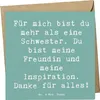 Mr. & Mrs. Panda Grußkarte Spruch Meine Schwester - Produktbild-Vorschau 1