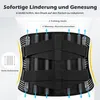 Rückenbandage, Bandscheiben-Gürtel, Lendenwirbelstütze, mit Produktbild-Vorschau 3