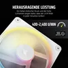 Corsair iCUE LINK LX120-R RGB, Ventilátor, 12 cm, 2400 Náhled obrázku produktu 7