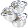 Vilde | Kochtopf Set 3-teilig - mit Glasdeckeln - 1 / 1,75 Produktbild-Vorschau 13