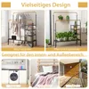 A collage of images showing a rolling garment rack used for clothes and plants, and also in a laundry room and on a balcony. Anteprima dell’immagine prodotto