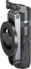 A close-up, side view of a black and silver selfie stick-tripod. Náhľad obrázku produktu