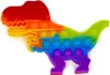 Rainbow Bubble Toy Pop it Dino Produktbild-Vorschau 1