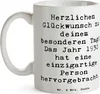 Mr. & Mrs. Panda Tasse Spruch 1930 Geburtstag - Weiß - Produktbild-Vorschau 3