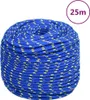 vidaXL Bootsseil Blau 10 mm 25 m Polypropylen Produktbild-Vorschau 6