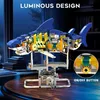 Technik Hai Bauspielzeug mit Schwenkbarem Körper & Licht, Produktbild-Vorschau 2