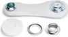 Prym Ösen Und Scheiben, 8,0mm, Altmessing, Produktbild-Vorschau 1