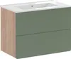 Sada koupelnového nábytku Vicco Izan Dub Goldkraft/zelená Náhled obrázku produktu 1