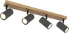 Globo Lighting Strahler Metall holzoptik, 4x GU10 Produktbild-Vorschau 2