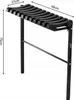 Klappbare Bank 68Cm Lang Schwarz Für Garten Zu Friedhof Produktbild-Vorschau 5