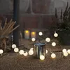 LED Lichterkette 'Mini Glow' - 20 kleine Kugeln mit warmweißer LED - L: 3m - Batterie - Timer Produktbild-Vorschau