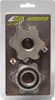 The image shows a pair of dumbbell collars packaged in a clear plastic blister pack. Náhled obrázku produktu