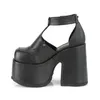 CAMEL-103 Damen Sandale von DemoniaCult, Schwarz  , EU 39, Produktbild-Vorschau 3