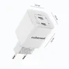Adattatore Cubenest PD GaN Nano 2xUSB-C 100 W N2D100 Anteprima dell’immagine prodotto 4