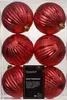 Weihnachtskugeln Kunststoff 8cm geriffelt 6 Stück- Produktbild-Vorschau 1