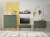 Sideboard Wohnzimmer in Eiche mit grün AVEZZANO-61 Modern Produktbild-Vorschau 6
