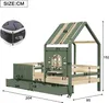 Flieks Kinderbett Hausbett 90x200cm mit 2 Schubladen, Produktbild-Vorschau 7