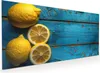 Küchenrückwand Spritzschutz Glas mit Motiv Zitronen auf Produktbild-Vorschau 1
