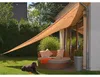 HI Sonnensegel Dreieck 5x5x5 m Beige Produktbild-Vorschau 2