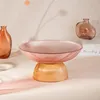 HOMLA Patera MEGALO szklana różowo - żółta 25 cm Podgląd zdjęcia produktu 5