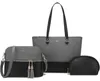 Shopper Schultertasche Damen Groß 3-teiliges Set Produktbild-Vorschau 1