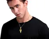 Collana unisex con punta di freccia azteca, oro/argento, Anteprima dell’immagine prodotto 6