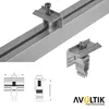 4x ALU Endklemme silber Easy-Click-System 30-45mm Solar PV Produktbild-Vorschau 2
