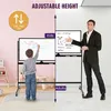 120 x 60 cm, dwustronna tablica magnetyczna na kółkach, z Podgląd zdjęcia produktu 2