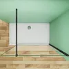 70x200cm Schwarzrahmen Duschabtrennung Walk In 8mm Nano ESG Produktbild-Vorschau 3