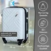 Xonic Design Reisekoffer mit Rollen– ABS Hartschalenkoffer Produktbild-Vorschau 2