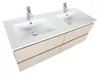 SORRENTO 120 cm Doppelwaschtisch mit Keramikarbeitsplatte Produktbild-Vorschau 5