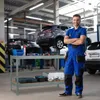 Pracovní stůl s nastavitelnými policemi Relaxdays – odolný Náhled obrázku produktu 5