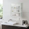 MODFU Sideboard Beistellschrank mit offenem Regal,mit Produktbild-Vorschau 3