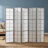 Homestyle4u Paravent priestorový delič 5-dielny drevený Náhľad obrázku produktu 12