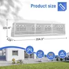 Faltpavillon 3x9m Wasserdicht mit 8 Wänden Weiß Partyzelt Produktbild-Vorschau 2