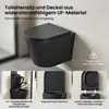 Mai & Mai Hänge WC Schwarz matt mit Softclose Sitz  | Wand Produktbild-Vorschau 6