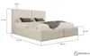 Emlar Polsterbett Estelle 200x200 cm - Designerbett mit Produktbild-Vorschau 6