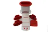 TUPPERWARE Küchenhelfer Multipresse weiß rot + 4 Einsätze Produktbild-Vorschau 2