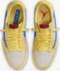 Travis Scott x Nike Air Jordan 1 Low "Canary" DZ4137-700, Anteprima dell’immagine prodotto 3