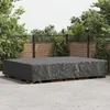 vidaXL Möbelbezug Uni Schwarz 350 x 260 x 90 cm 210D Produktbild-Vorschau 3