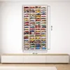 ArtTwist Modellauto Vitrine - Sammlervitrine Holz  zu 80 Produktbild-Vorschau 2