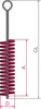 Brosse cylindrique Lessmann en fil d'acier, brosse-⌀ 50 mm Voir les images du produit 4