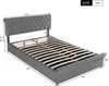 okwish Polsterbett 140 x 200 cm, Doppelbett mit Produktbild-Vorschau 7