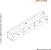 TV Lowboard Hängend Damla Weiß, (B/H/T) 180 cm/ 29,5 cm/ Produktbild-Vorschau 7