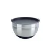 QDesign: ciotole in acciaio inox con coperchio - set di 3 Anteprima dell’immagine prodotto 2