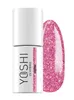 Yoshi Hybrid Lak na nehty Rosa Brokate - Profesionální Náhled obrázku produktu 1