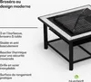 Blumfeldt Merano Avanzato Brasero Exterieur - 3-en-1 Voir les images du produit 2